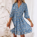 Long Sleeve Floral Dress