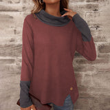 Half Turtleneck Long Sleeve T-shirt