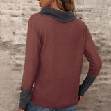 Half Turtleneck Long Sleeve T-shirt