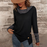 Half Turtleneck Long Sleeve T-shirt