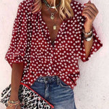 Vintage Polka Dot Blouse