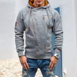 Men's Hooded Side Zip Cationic Sweatshirt