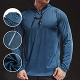 Men's Long Sleeve Hoodie T-Shirt