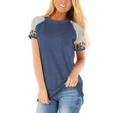 Fashion Cotton Blend Basic T-shirt