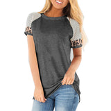 Fashion Cotton Blend Basic T-shirt