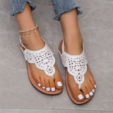 Women's Cutout Thong Sandals