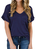 Women's Short Sleeve V-Neck Shirt