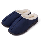 Wool Faux Plush Lined Slippers